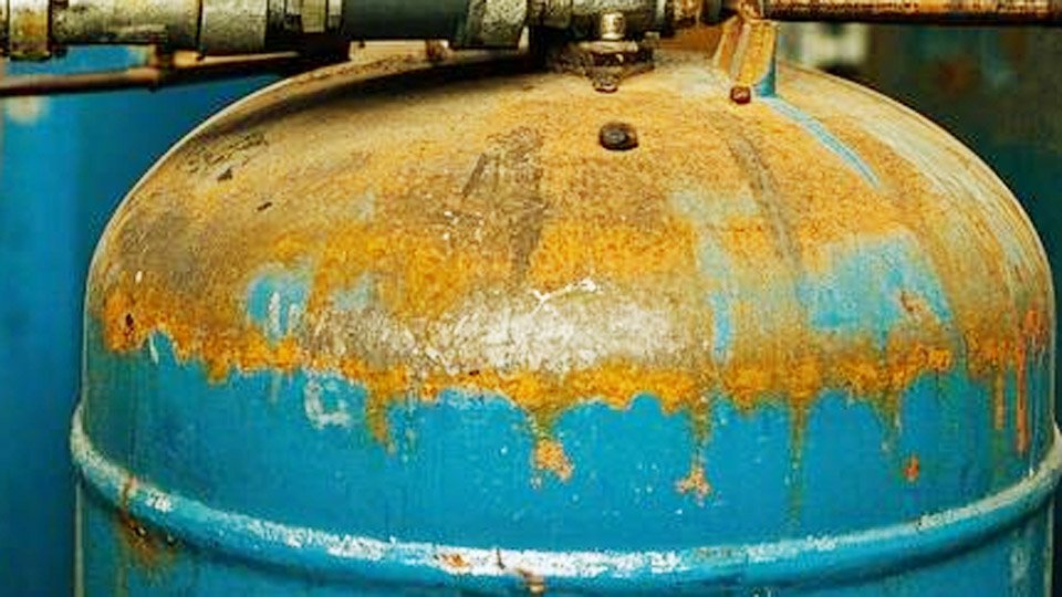 Coating Inside of Air Compressor Tank